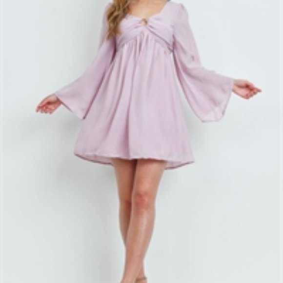 CLEARANCE Stunning Lavender BOHO Dress - Picture 4 of 15